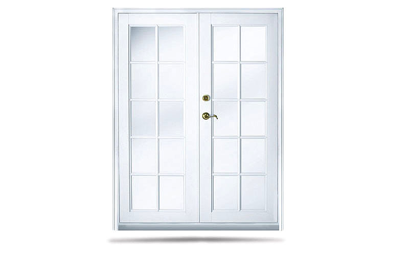 White Frame La porte French Door
